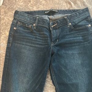 Express Blue Straight Leg Jeans with Classic Indigo Wash